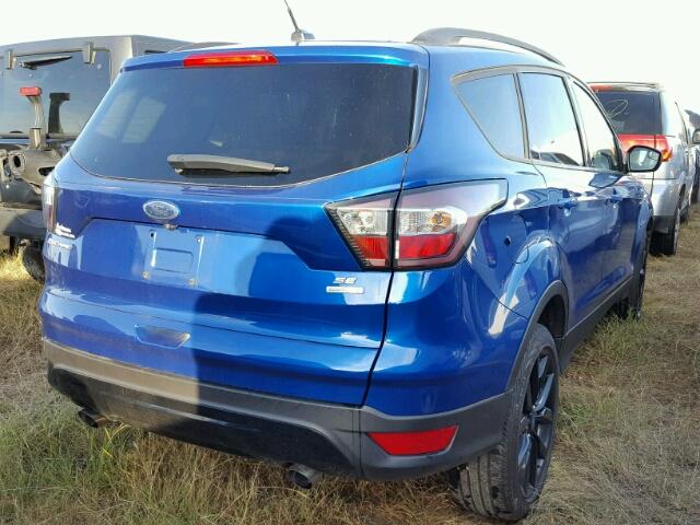 1FMCU0GD0HUA80877 - 2017 FORD ESCAPE BLUE photo 4