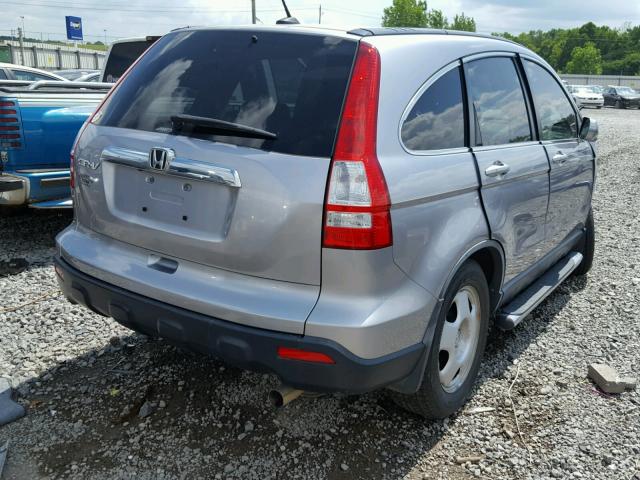 JHLRE48798C073723 - 2008 HONDA CR-V EXL SILVER photo 4