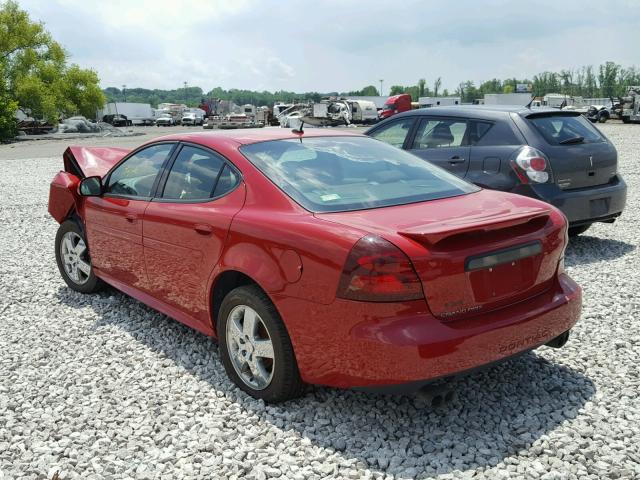 2G2WP552971174083 - 2007 PONTIAC GRAND PRIX წითელი ფოტო 3