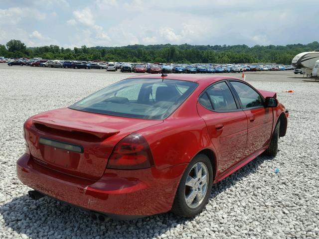 2G2WP552971174083 - 2007 PONTIAC GRAND PRIX წითელი ფოტო 4