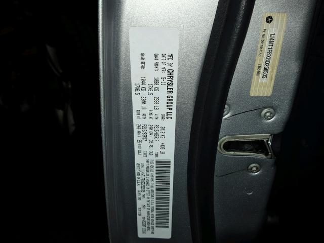 1J4NT1FBXBD256535 - 2011 JEEP COMPASS SP SILVER photo 10