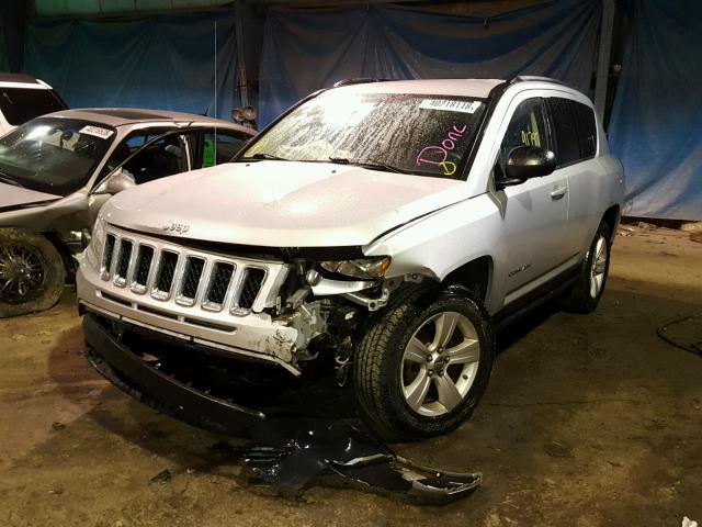 1J4NT1FBXBD256535 - 2011 JEEP COMPASS SP SILVER photo 2