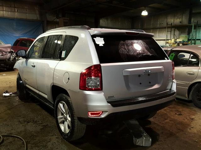 1J4NT1FBXBD256535 - 2011 JEEP COMPASS SP SILVER photo 3