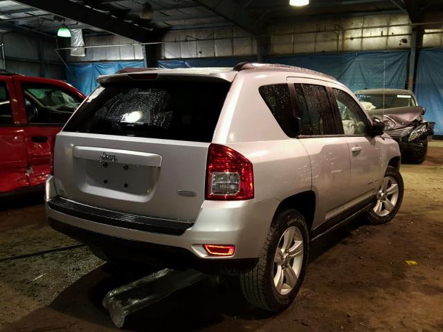 1J4NT1FBXBD256535 - 2011 JEEP COMPASS SP SILVER photo 4
