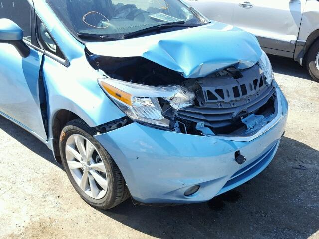 3N1CE2CP9FL449386 - 2015 NISSAN VERSA NOTE BLUE photo 9