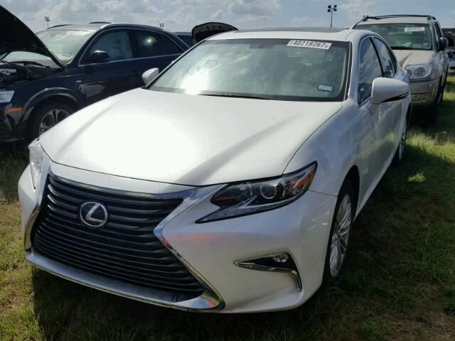 JTHBK1GG0G2220652 - 2016 LEXUS ES WHITE photo 2