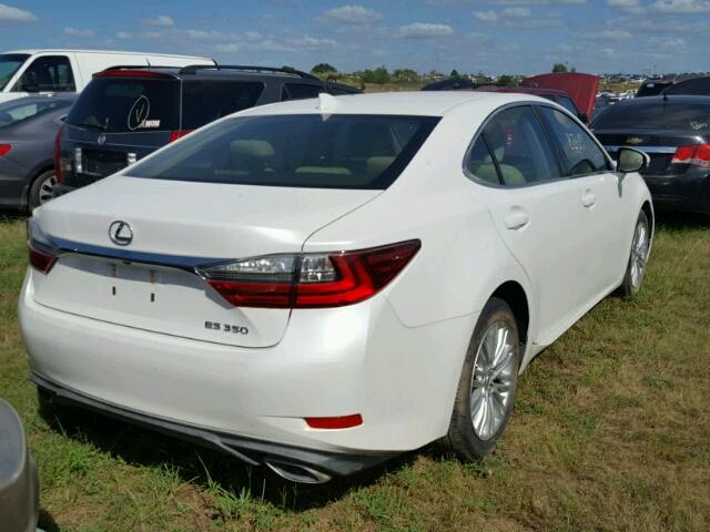 JTHBK1GG0G2220652 - 2016 LEXUS ES WHITE photo 4