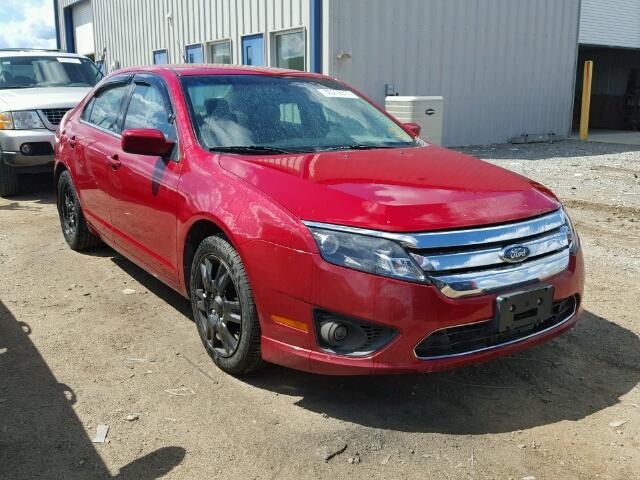 3FAHP0HAXAR188111 - 2010 FORD FUSION SE RED photo 1