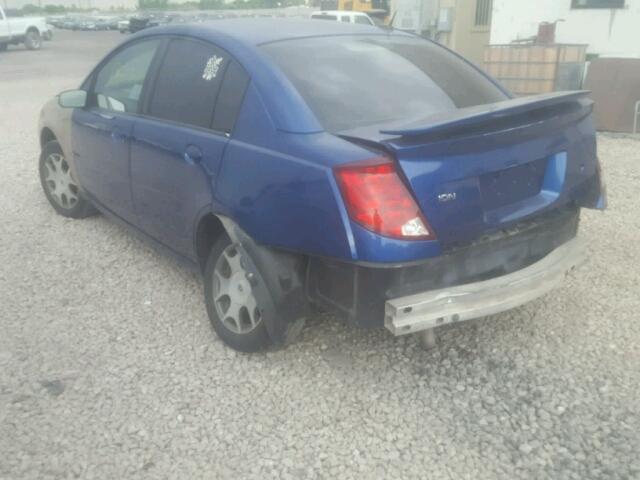 1G8AZ54F35Z126615 - 2005 SATURN ION LEVEL BLUE photo 3
