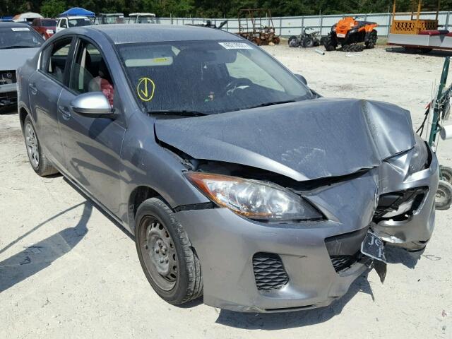 JM1BL1TF0D1757311 - 2013 MAZDA 3 GRAY photo 1