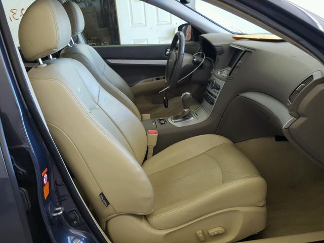 JNKCV61F89M362148 - 2009 INFINITI G37 BLUE photo 5