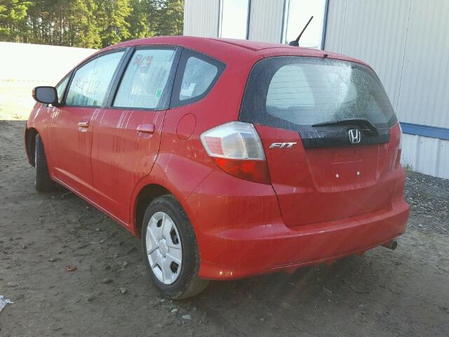 JHMGE8H34CC007810 - 2012 HONDA FIT RED photo 3