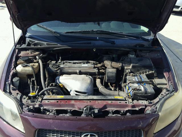 JTKDE177460123118 - 2006 TOYOTA SCION TC 栗色 照片 7