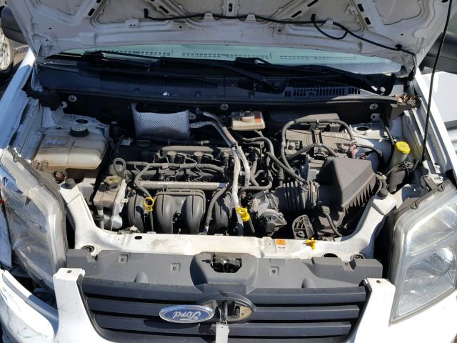 NM0LS6BN5AT006490 - 2010 FORD TRANSIT CO WHITE photo 7