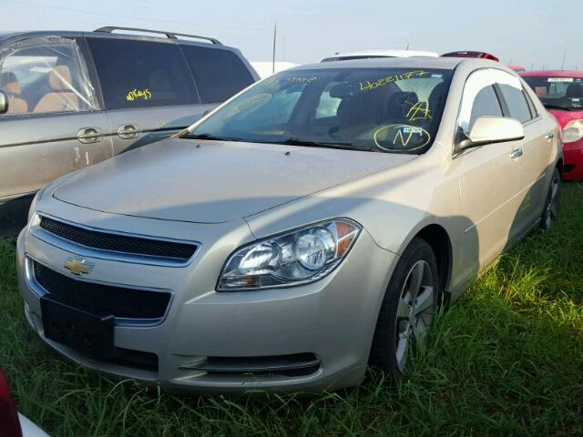 1G1ZC5E04CF161577 - 2012 CHEVROLET MALIBU 1LT ოქროსფერი ფოტო 2