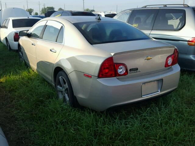 1G1ZC5E04CF161577 - 2012 CHEVROLET MALIBU 1LT GOLD photo 3