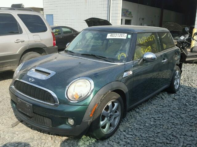 WMWMF73547TL90395 - 2007 MINI COOPER GREEN photo 2