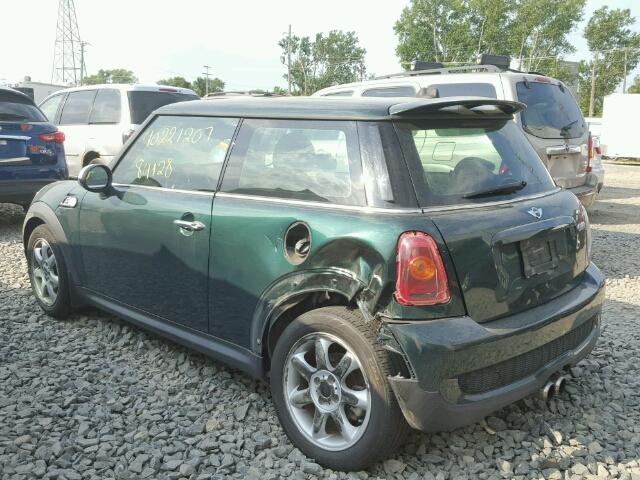 WMWMF73547TL90395 - 2007 MINI COOPER GREEN photo 3