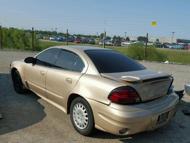 1G2NE52E95M158418 - 2005 PONTIAC GRAND AM GOLD photo 3