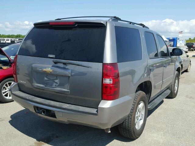 1GNFC13C47R379188 - 2007 CHEVROLET TAHOE GRAY photo 4