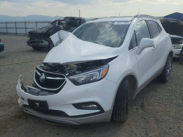 KL4CJ2SB1HB156210 - 2017 BUICK ENCORE SPO WHITE photo 2