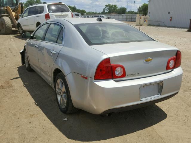 1G1ZD5EU7CF326070 - 2012 CHEVROLET MALIBU 2LT SILVER photo 3