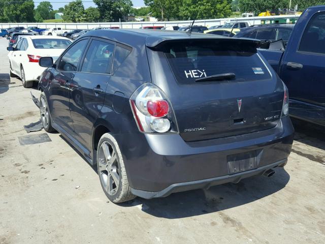 5Y2SN67099Z430699 - 2009 PONTIAC VIBE GT GRAY photo 3