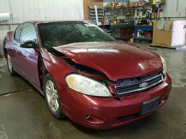 2G1WK151069283583 - 2006 CHEVROLET MONTE CARL წითელი ფოტო 1