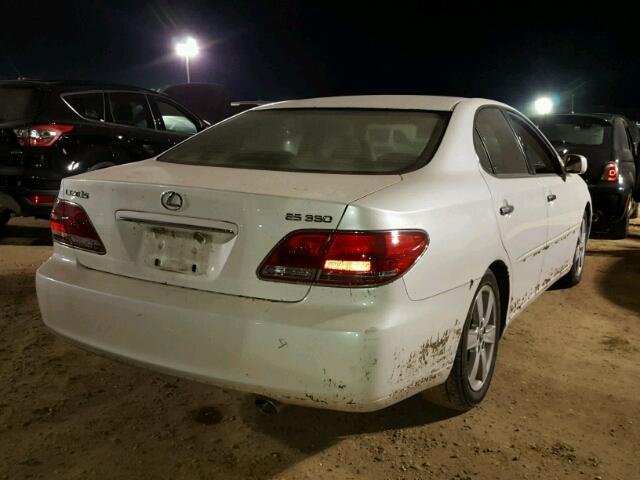 JTHBA30GX55058436 - 2005 LEXUS ES 330 WHITE photo 4