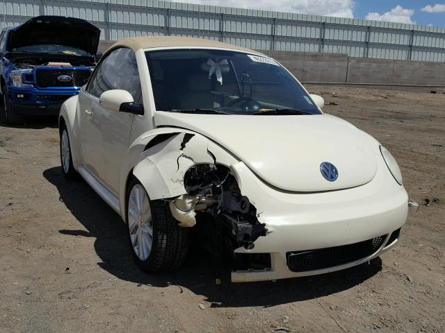 3VWRF31Y88M406089 - 2008 VOLKSWAGEN NEW BEETLE კრემისფერი ფოტო 1