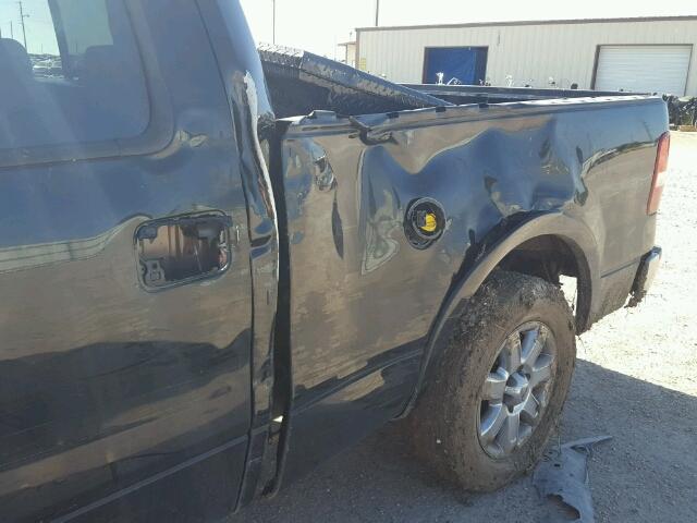 1FTPW12V28KC11566 - 2008 FORD F150 SUPER BLACK photo 9