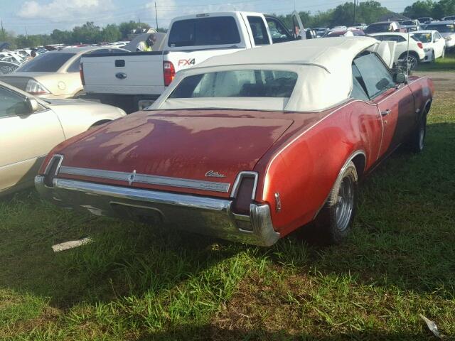 336679M107879 - 1969 OLDSMOBILE CUTLASS RED photo 4