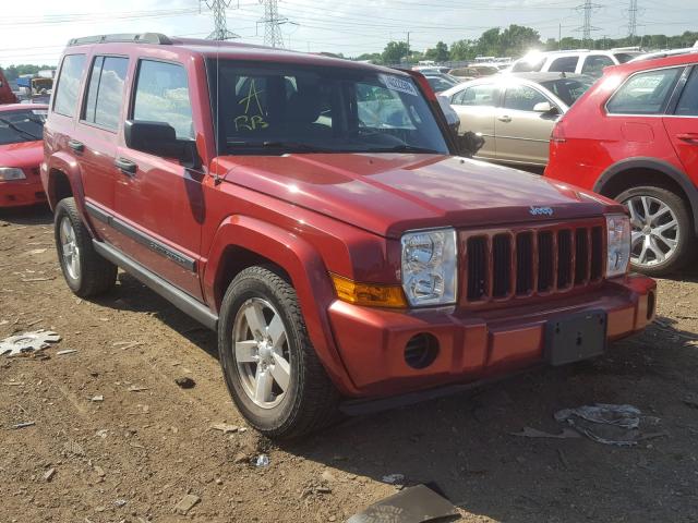 1J8HG48K46C131878 - 2006 JEEP COMMANDER RED photo 1