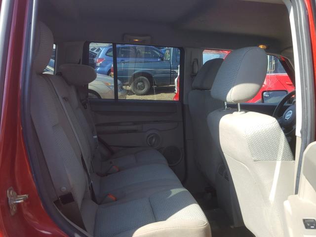 1J8HG48K46C131878 - 2006 JEEP COMMANDER RED photo 6