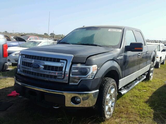 1FTFW1EF6EFC85996 - 2014 FORD F150 BLACK photo 2