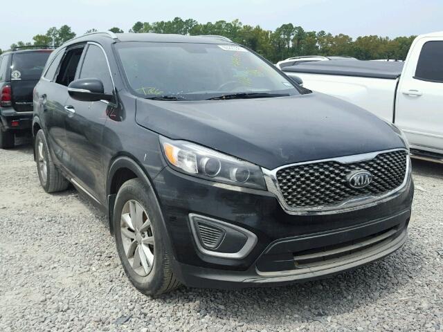 5XYPG4A30GG059421 - 2016 KIA SORENTO LX BLACK photo 1