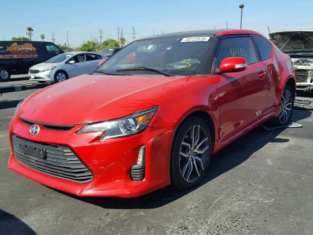 JTKJF5C75FJ003481 - 2015 TOYOTA SCION TC 红色 照片 2