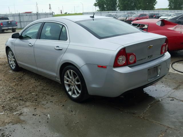 1G1ZE5E12BF393368 - 2011 CHEVROLET MALIBU LTZ 银色 照片 3