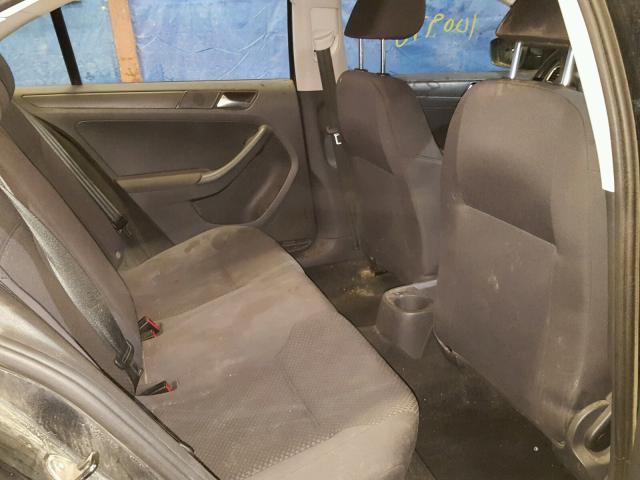 3VW2K7AJ2CM336105 - 2012 VOLKSWAGEN JETTA BASE 黑色 照片 6