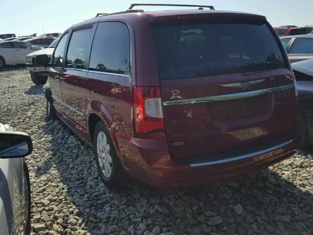 2C4RC1BG2ER157654 - 2014 CHRYSLER TOWN & COU RED photo 3