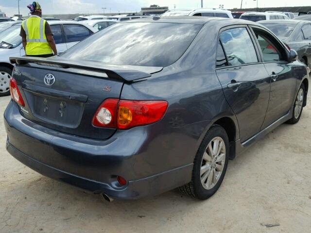 2T1BU4EE8AC461558 - 2010 TOYOTA COROLLA BA BLACK photo 4