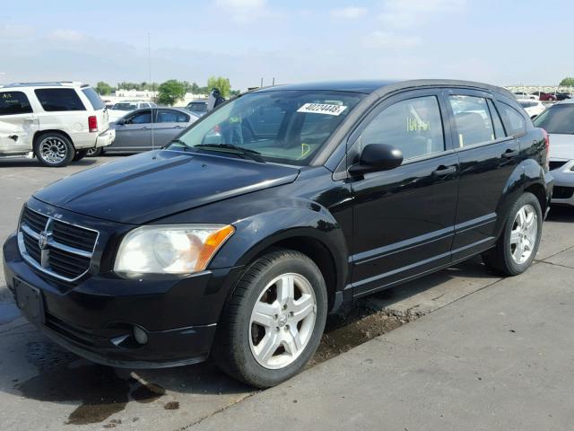 1B3HB48B37D505495 - 2007 DODGE CALIBER SX BLACK photo 2