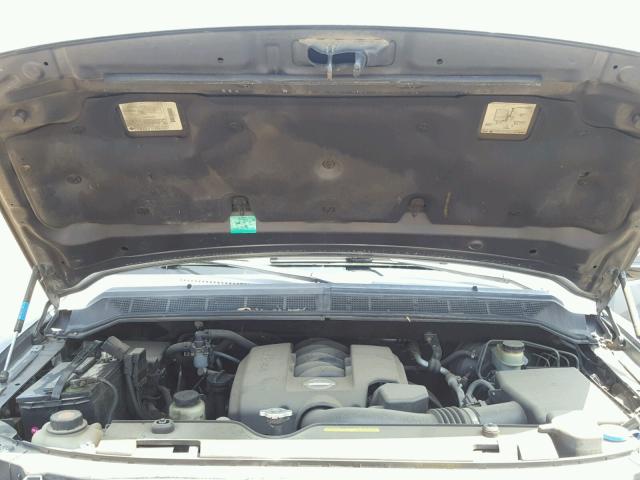 5N1AA08B34N703488 - 2004 NISSAN ARMADA SE GRAY photo 7