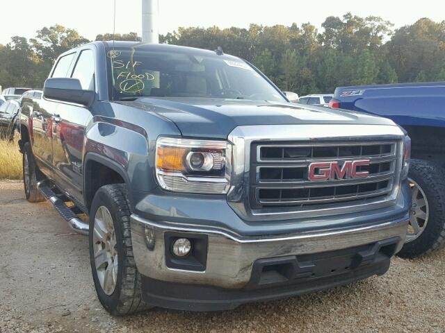 3GTP1UEC5EG355853 - 2014 GMC SIERRA BLUE photo 1