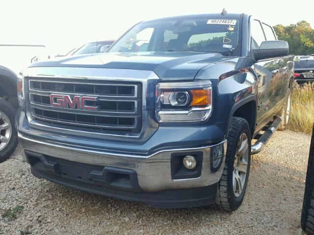 3GTP1UEC5EG355853 - 2014 GMC SIERRA BLUE photo 2