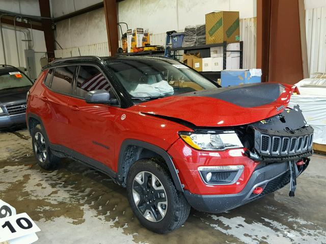 3C4NJDDB3HT624329 - 2017 JEEP COMPASS TR RED photo 1