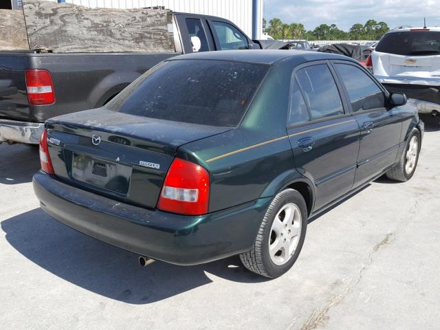 JM1BJ2213Y0249072 - 2000 MAZDA PROTEGE ES GREEN photo 4