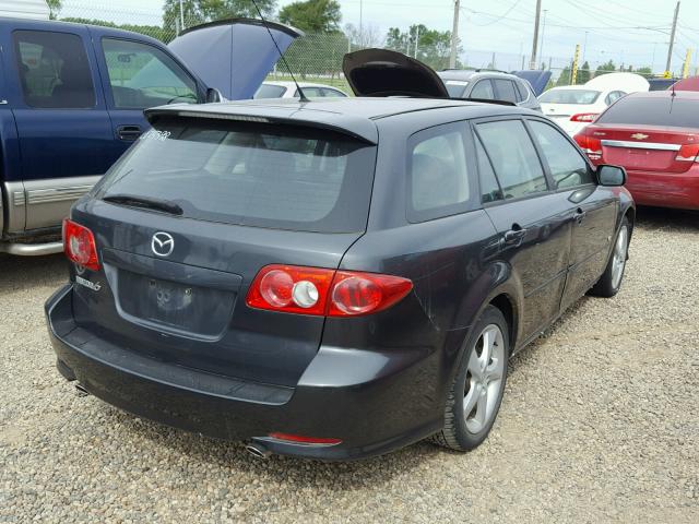 1YVFP82D245N67091 - 2004 MAZDA 6 S GRAY photo 4