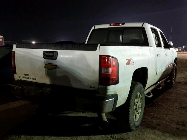 1GC1KYE81DF116872 - 2013 CHEVROLET SILVERADO WHITE photo 4