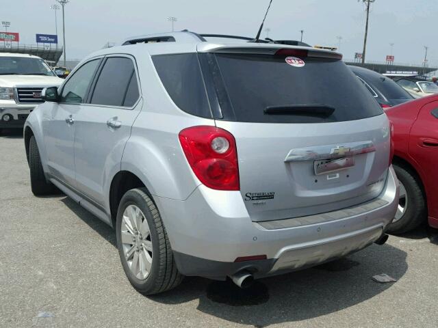 2CNFLGEY5A6301022 - 2010 CHEVROLET EQUINOX LT SILVER photo 3